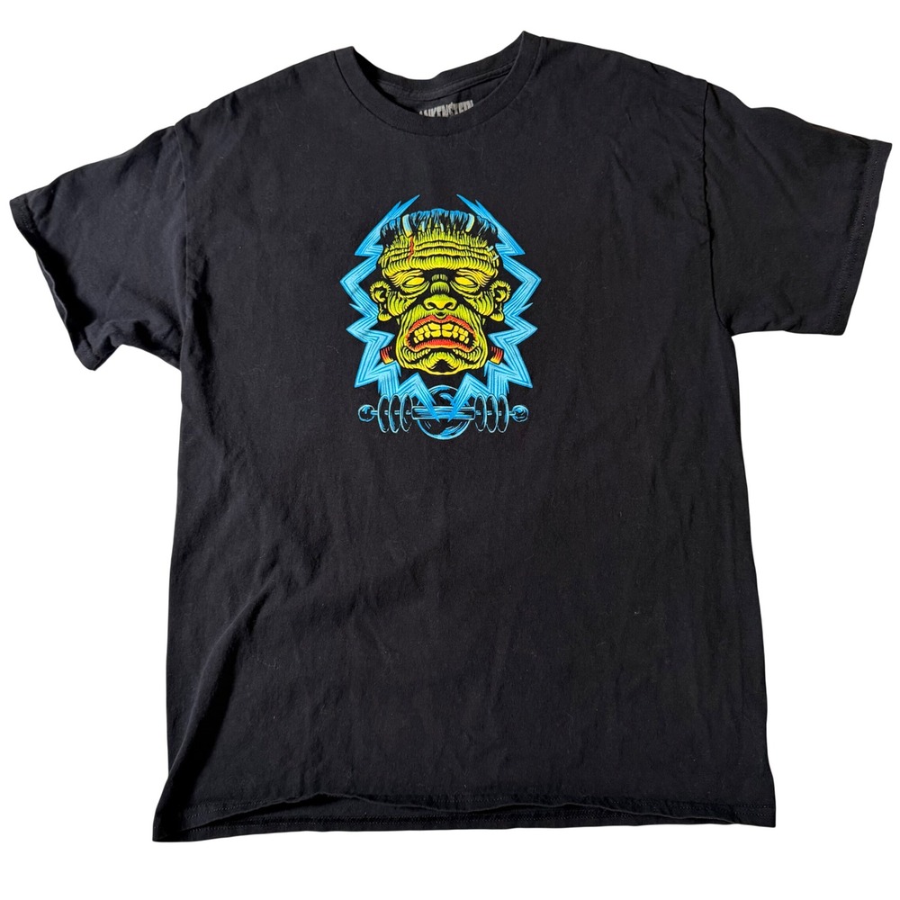 Loot Crate Frankenstein Universal Monsters Graphic Tee Black Mens Large‎ Excl - Picture 3 of 15
